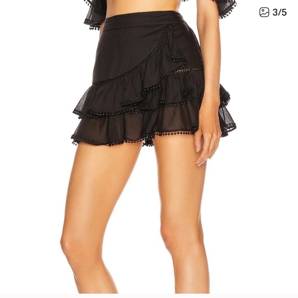 Charo Ruiz Fera skirt.  Ruffled Mini Skirt - Picture 1 of 2